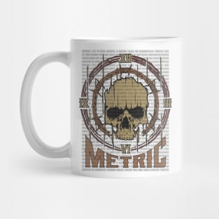 Metric Vintage Skull Mug